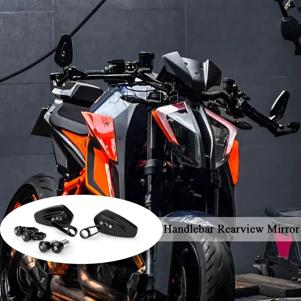 Für KTM Duke 125 200 250 390 690 790 890 990 1290 1390 Super Duke R Neue Motorrad CNC 7/8 "22mm Lenker Rückspiegel