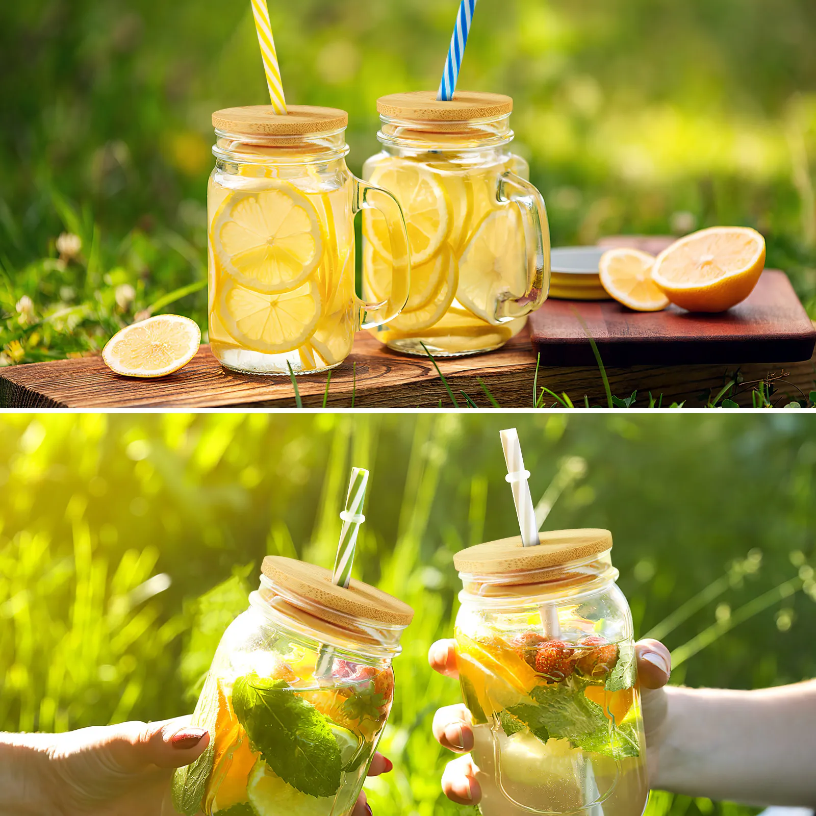 8 Buah Tutup Toples Mason dari - Mason Jar Wide Mouth ulasan dan harga
