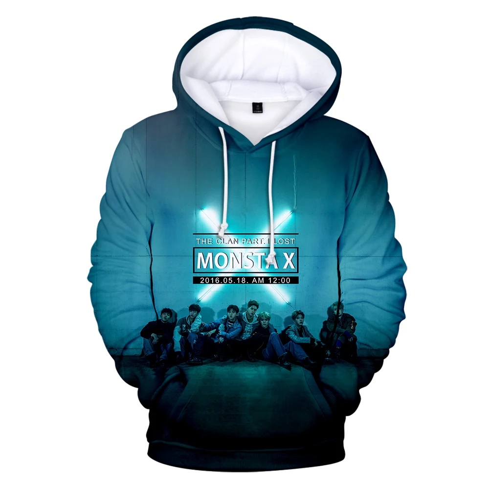 

Hip Hop Popular Novelty Comfortable MONSTA X 3D print Hoodies Sweatshirts Men/Women Sweatshirt Adult/Child Casual Pullovers