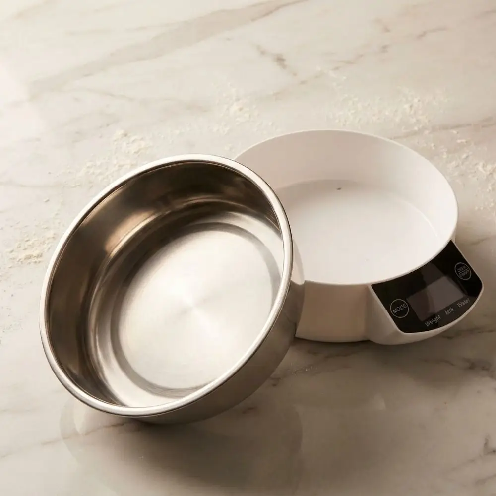 Detachable Stainless Steel Electronic Bowl Scale LCD Display Accurate Food Bowl Scale Battery Powered Conversion Units
