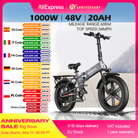 IDOTATA A1 Electric Bicycle for Adults, 48V, 20Ah, Removable Battery,20inch Fat Tires, Snow Mountain E-Bike,1000W Electric Bike