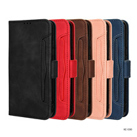 Stand Holder Phone Cover for Doogee S96 S97 X97 X98 Pro Phone Case Anti-fall Flip Cover Multi-Card Slot Wallet Clip Phone Shell