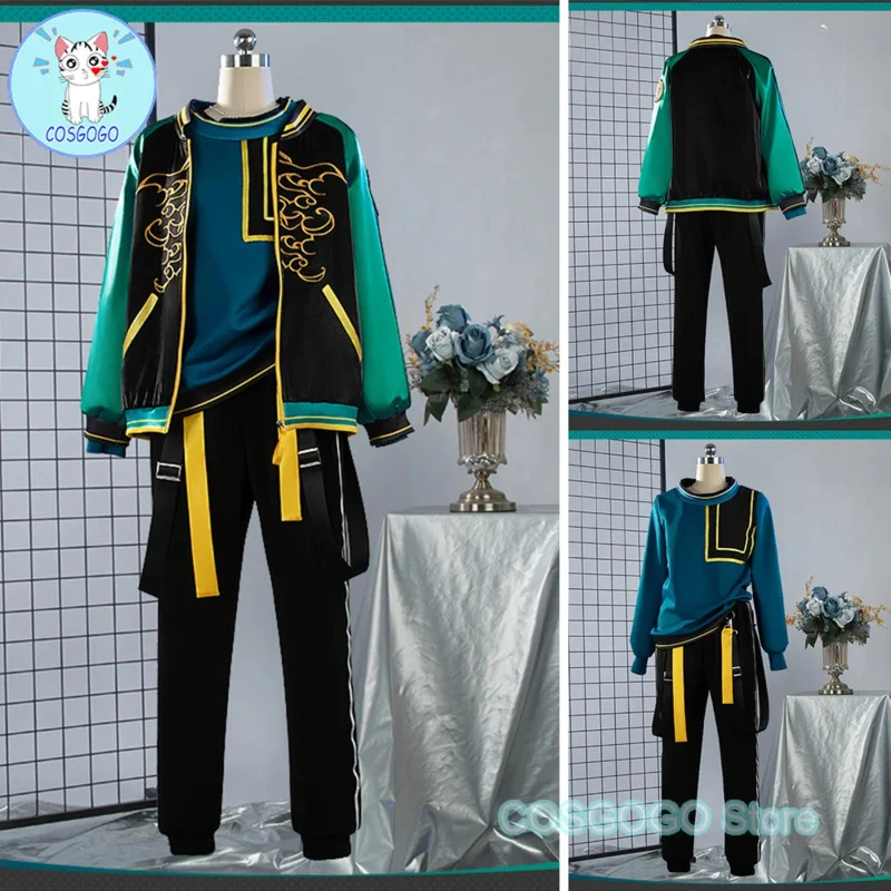 [Customized] game nijiranj Murakumo kagsu cosplay costume vtuber half year anniversary Halloween outfits coat pants shirt