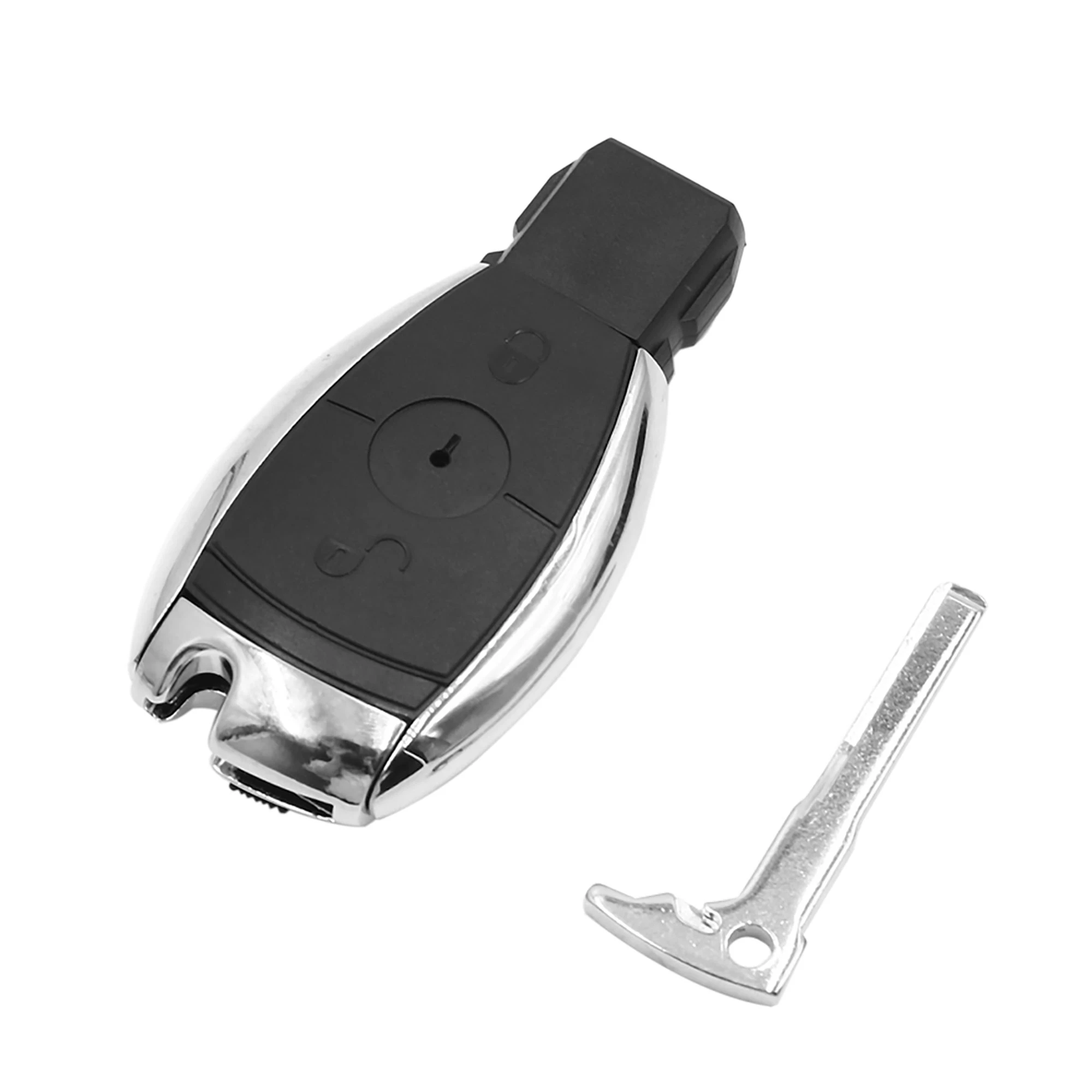 UXCELL Chiave telecomando per auto Fob Custodia Shell 2 pulsanti chiave Strumenti di copertura per Mercedes Benz 2005-2008 Accessori di ricambio