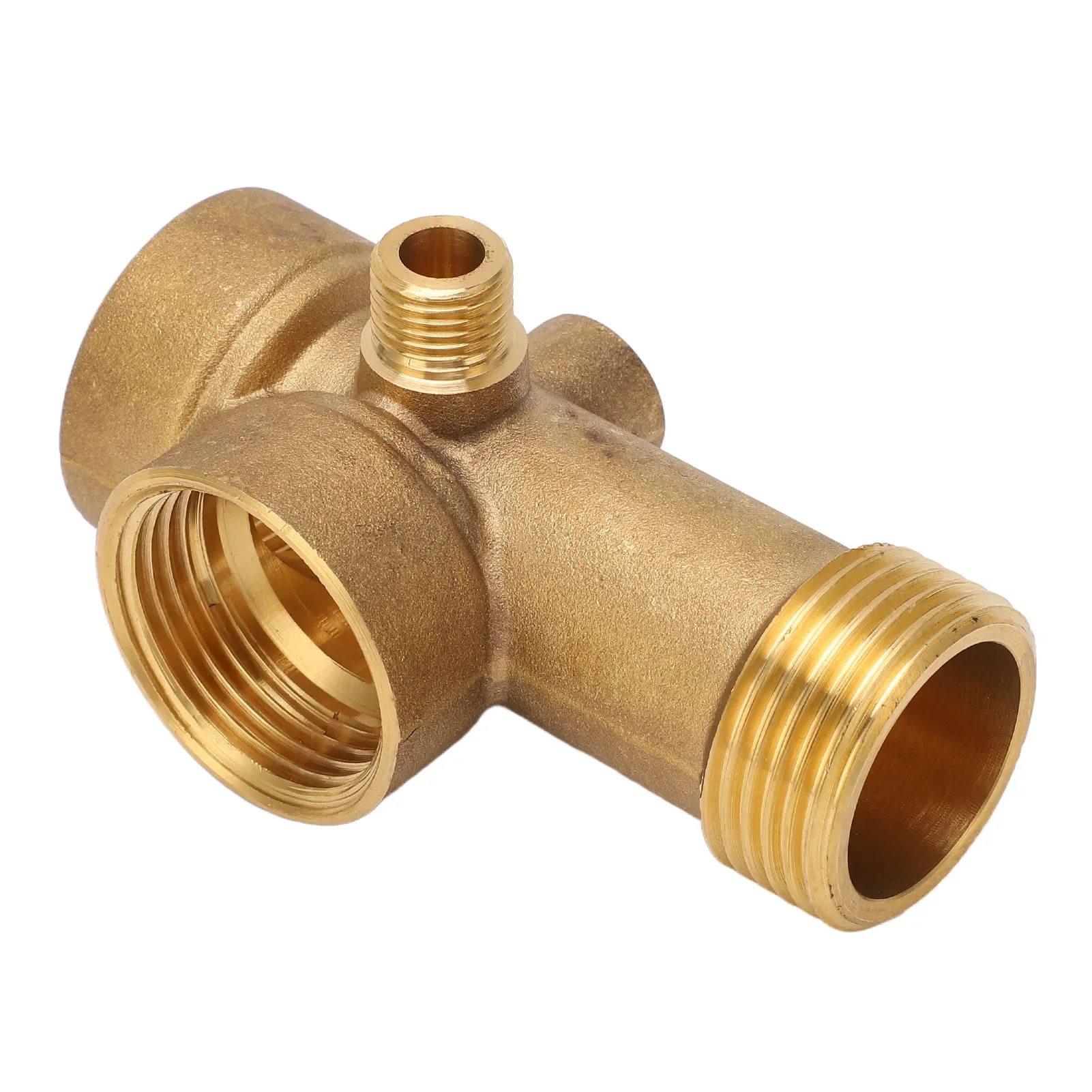 Pipe Fitting 5 Way Brass G1 G1/4 Water Oil Gas Pipeline Connector for Kitchen Bathroom