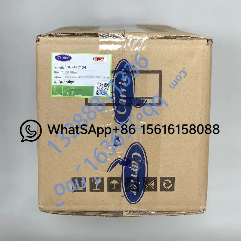 Original External Oil Filter for Carrier 30HXC Screw Chiller Compatible with Part Number 30GX417134 HVAC Refrigeration