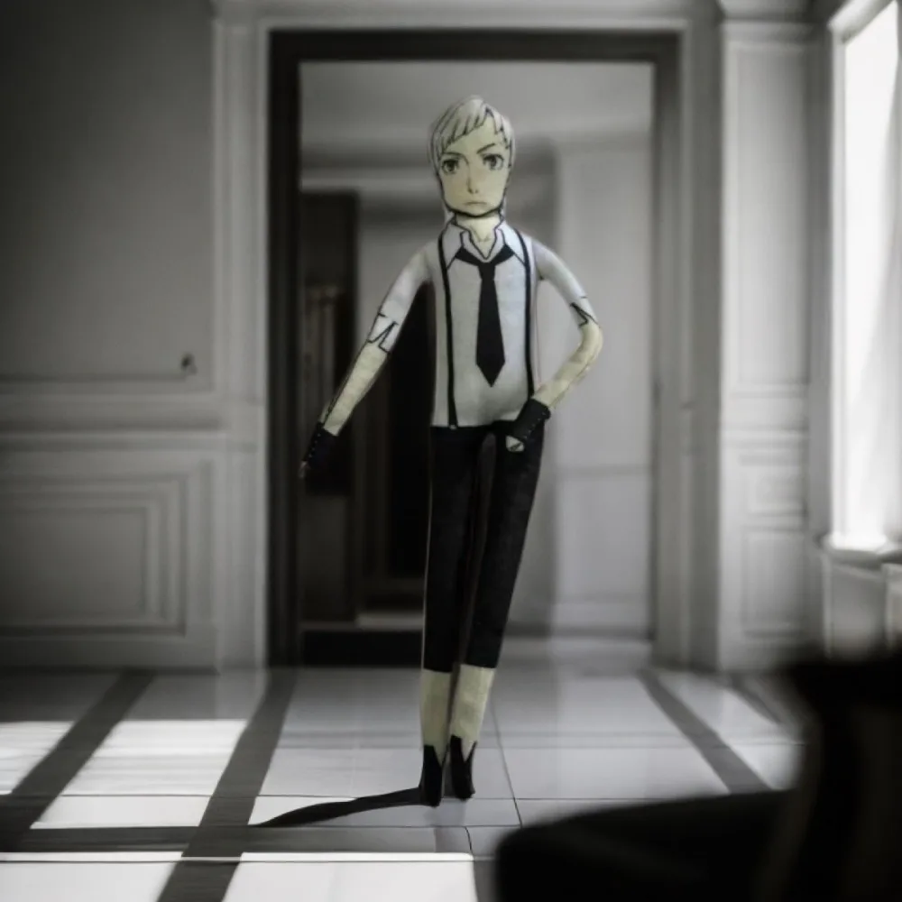 

Nakahara Chuuya Bungo Stray Dogs Twistable Shape Anime Peripheral Stuffed Dazai Osamu Soft Abstract Model Nakajima Atsushi