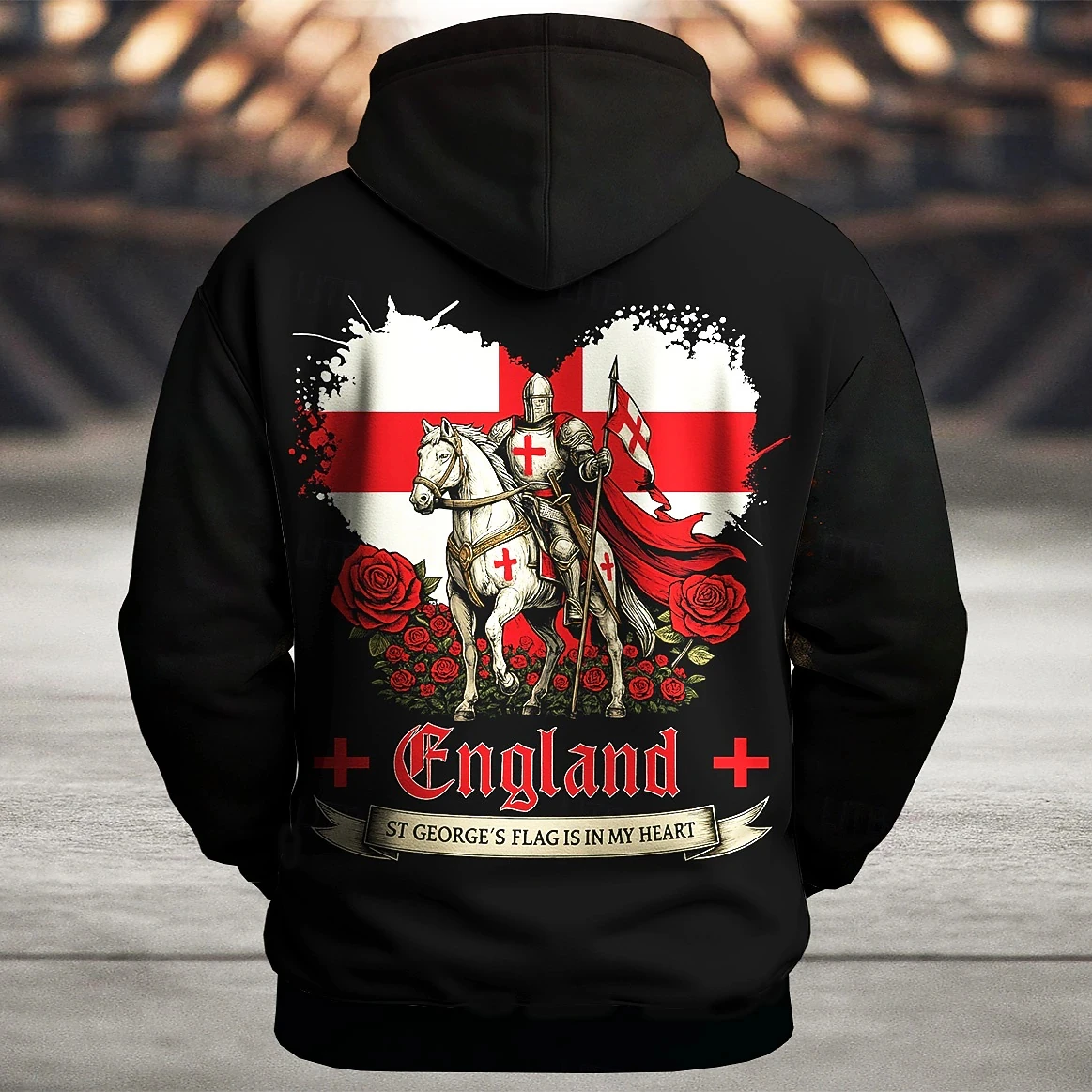 

Funny 3D Crusader Knights Print Men's Hoodies Autumn Winter Loose Pullover Street Fashion y2k Top Casual Comfortable Sweatshirts