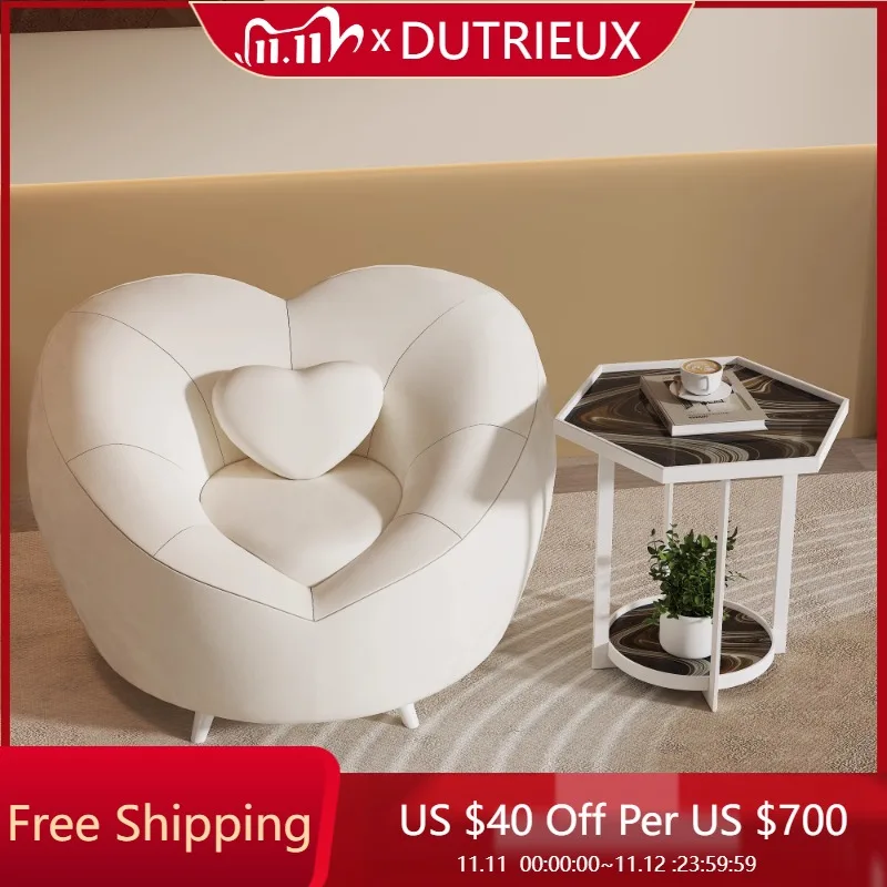 

Cute White Living Room Chairs Accent Nordic Luxury English Aesthetic Professional Chairs Bar Stools Fauteuil Home Furniture