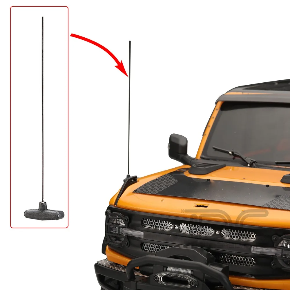 1pcs Simulation Antenna Decorate Signal Line for 1/10 1/8 RC Crawler Car Traxxas TRX4 Defender AXIAL SCX10 RC4WD