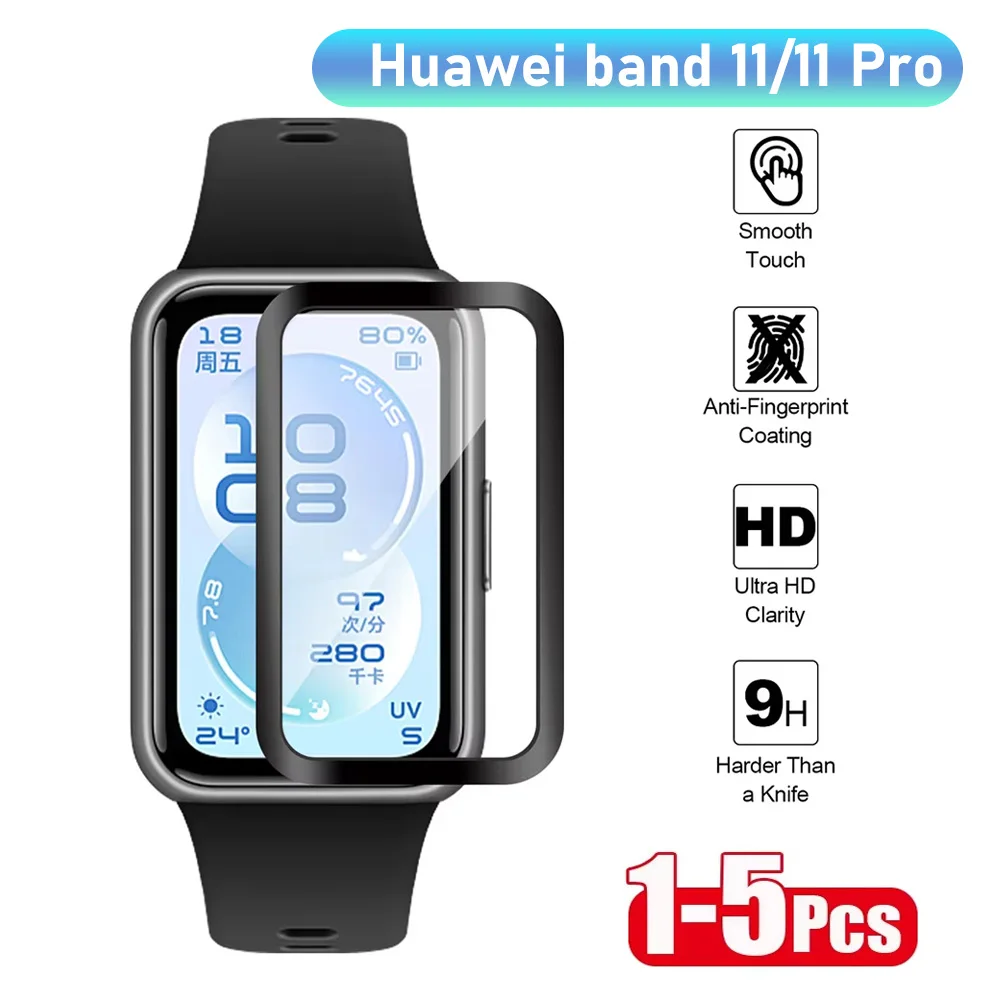 Displayschutzfolie für Huawei Band 11/11 Pro, vollständig kratzfeste Folien, Schutzglas für Huawei Band 11 Pro/11 Zubehör