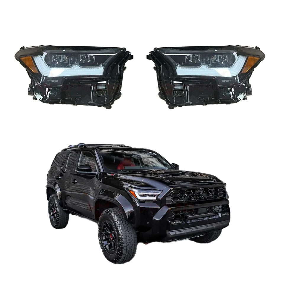 LED Projector Headlight for Toyota 4Runner 2025 2026 High Beam Head Lamp Daytime Running Lights DRL view 4