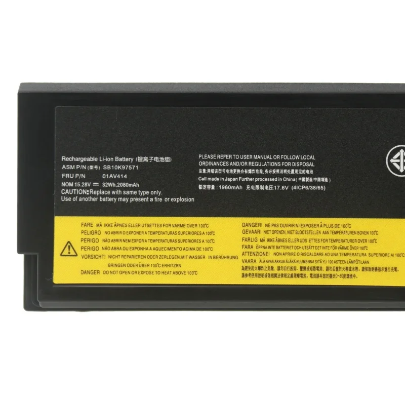 Laptop Battery For Lenovo ThinkPad E570 E570C E575 Series 01AV417 01AV418 01AV416 SB10K97574 SB10K97575 SB10K97571