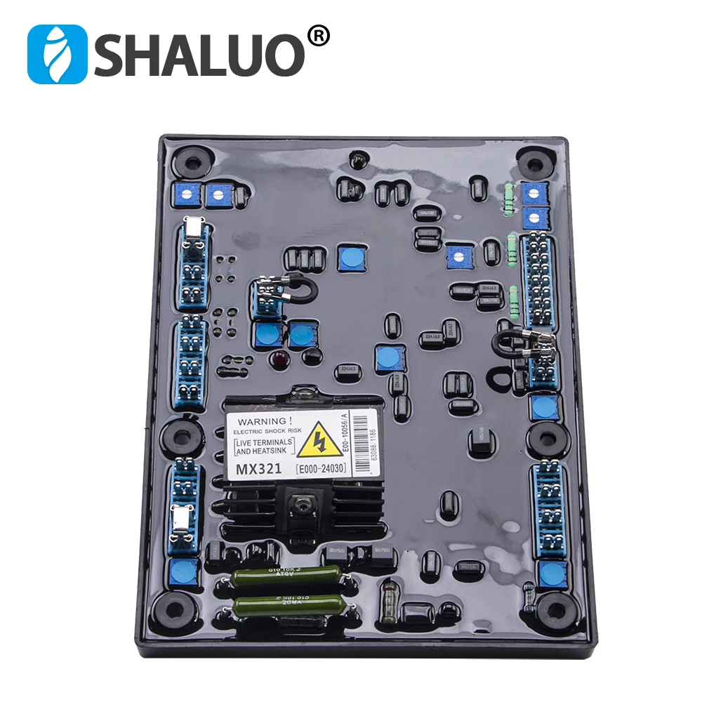 Imagem -02 - Regulador de Tensão Automático e Estabilizador Painel de Controle Gerador de Ímã Permanente Trifásico Peças Sobressalentes Mx321 Avr Pmg