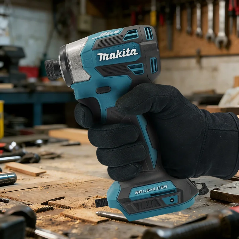 Destornillador Eléctrico Multicolor Makita 18V DTD173 Sin Escobillas, 180Nm, Modo T, para Bricolaje y Mejoras del Hogar