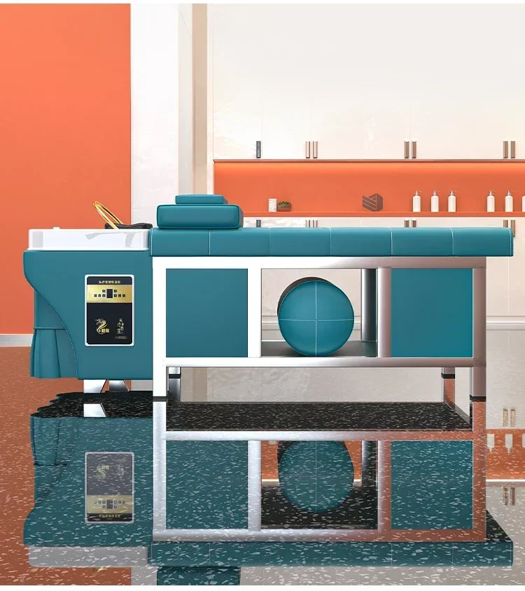 Beauty Salon Special Hairdressing Shampoo Bed: With Special Water Circulation Fumigation for Barbershops and Hair Salons.