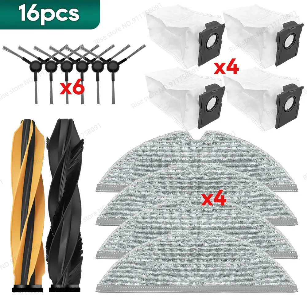 Paquete De 4 O 10 Almohadillas De Microfibra Para Mopa De Robot Dreame D20 Y D20 Pro Plus, Lavables, Antidesgaste Y Fáciles De Instalar