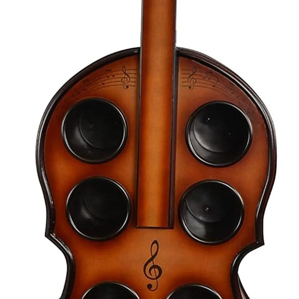 

Wood Cello Wine Rack Bottle Holder 10 Bottle Wine Rack