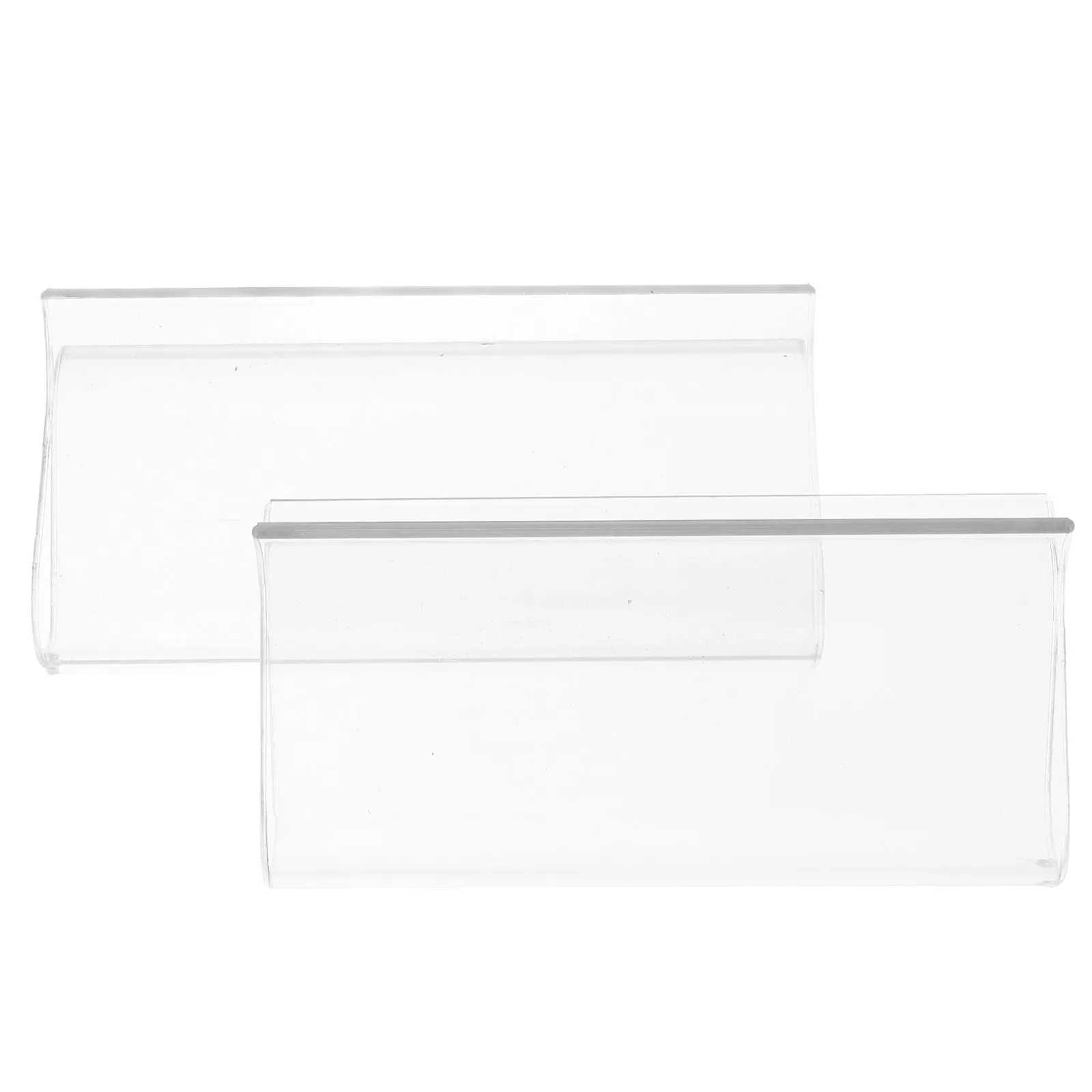 2pcs Cordless Window Blinds Roller Shades Lifting Clamp Clear Plastic Hem Grip for Rolling Curtain Accessories Shade Pulls