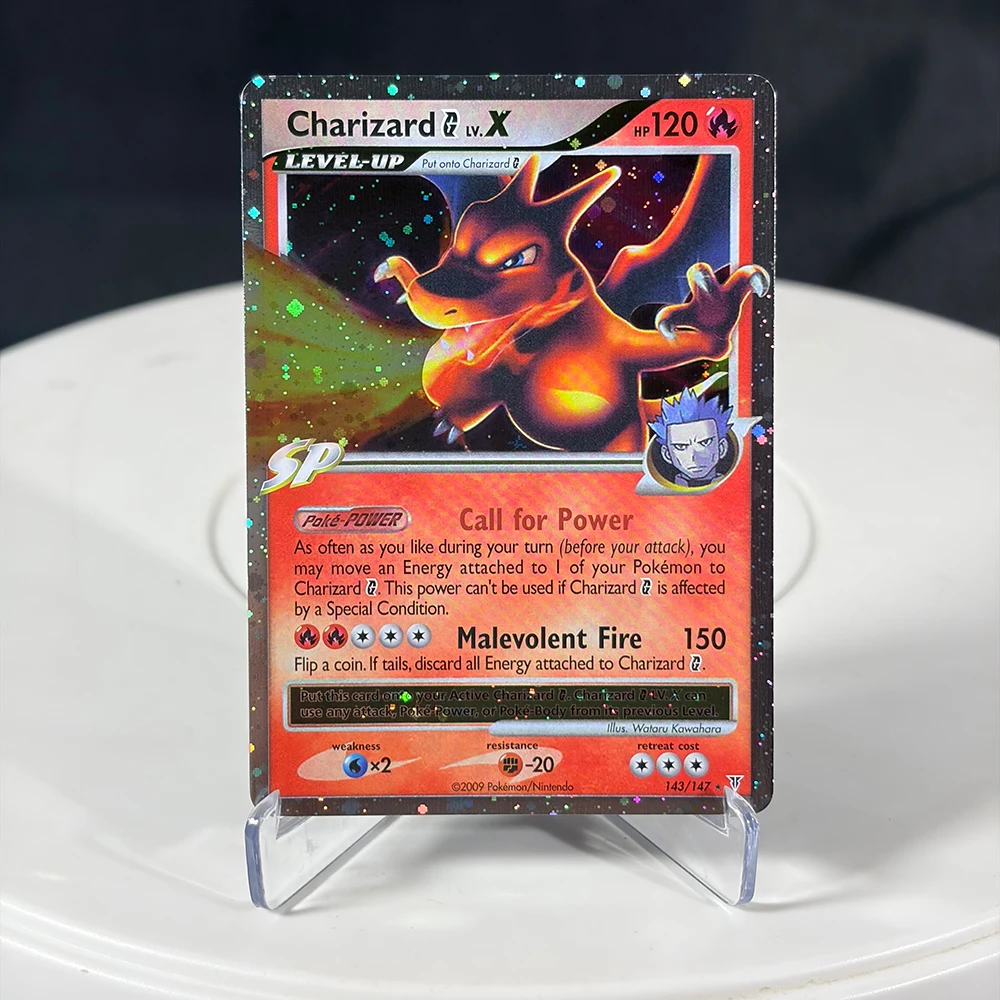 PTCG Proxy-Karten EX-Serie Rayquaza Gold Star Charizard Gengar Pikachu Hobbys Sammlerstücke Spielesammlung Anime-Karten