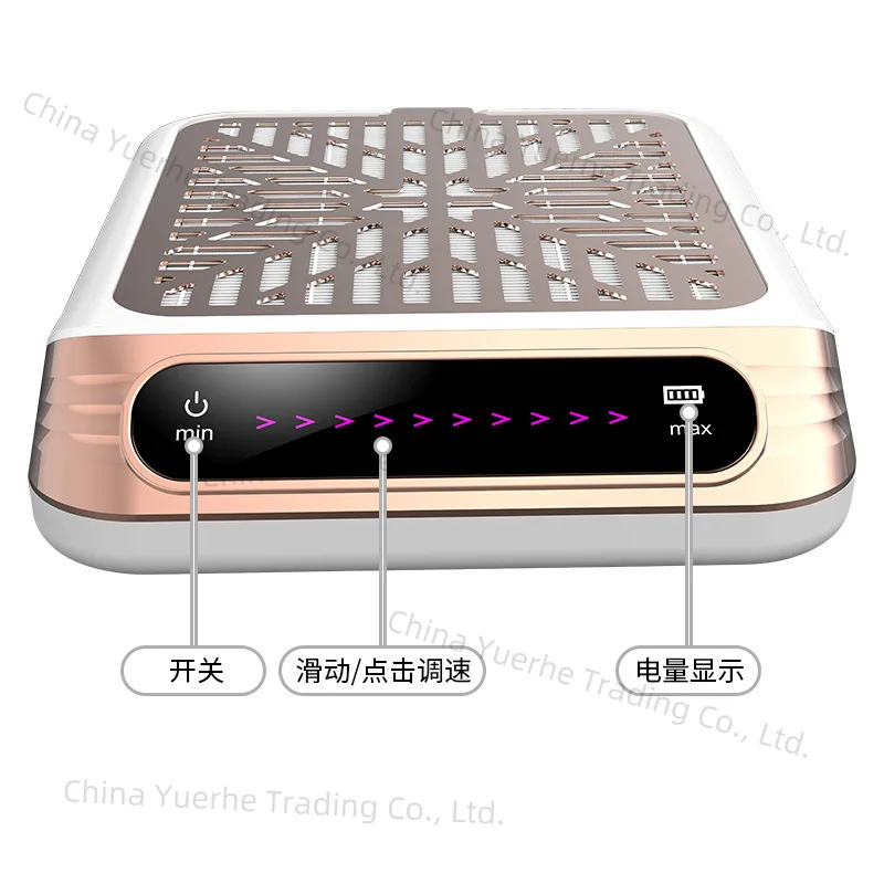 

Бесщеточный вентилятор, интеллектуальный сенсорный ЖК-экран, 100 Вт, мощный очиститель для ногтей