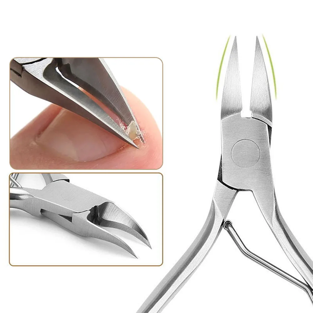 

Professional Paronychia Clippers Stainless Steel Nail Scissors Ingrown Nail Dead Skin Removal Toenail Manicure Pedicure Tool