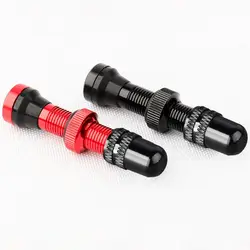 1/2pcs 40/60MM Brass or Alloy Stem Bicycle F/V Presta Tubeless Tire Valve Road Bike MTB Nipple W/Tool Alloy Valve Cap