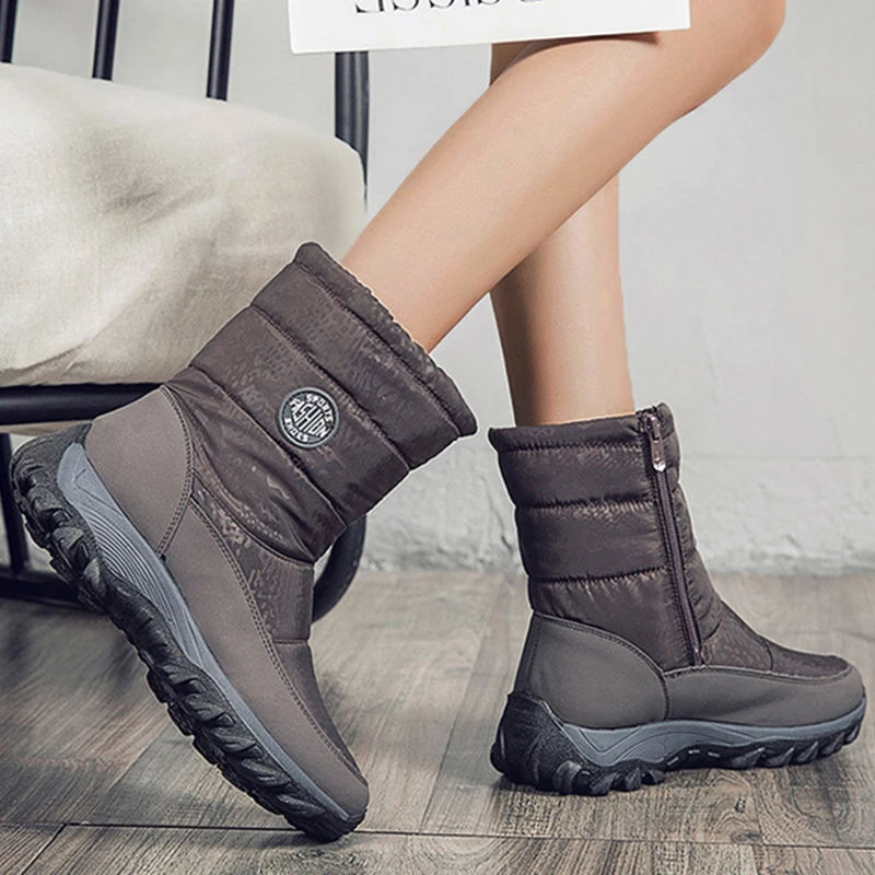 Snow Women Boots New Shoes For Women Platform Shoes Woman Fur Keep Warm Boots Ladies Soft Plush Winter Shoes Women Botas Mujer