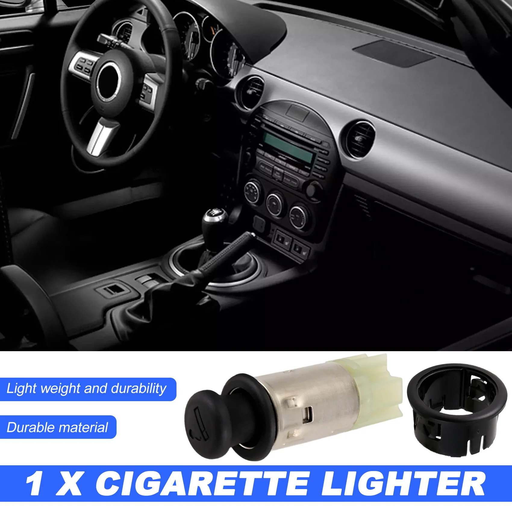 

Car Cigarette Lighter For Mazda 6 GH Mazda 2 Mazda 5 CR S58b-66-250 S58B-66-250A-A08Q