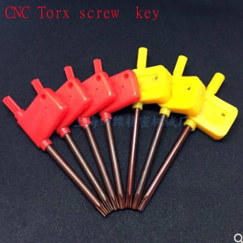 2PCS Six-Lobe Wrench Torx Keys T6 T8 T9 T10 T15 T20 CNC Lath Tools Holder CNC Machine Screw T Handles Flag Spanner Box End