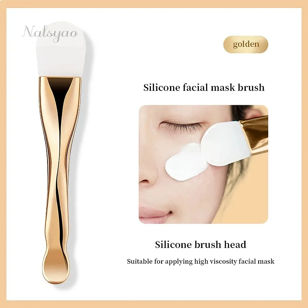 Double-headed Silicone Face Cleansing Mud Mask Brush Beauty Tool Foundation Makeup Applicator Spreader
