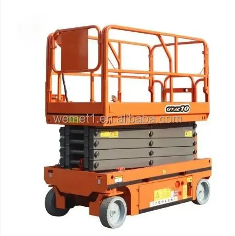 مقص كهربائي متحرك على ارتفاعات عالية منصة العمل رفع الهيدروليكية المحمول مقص كهربائي رفع رجل رفع للعمل الجوي