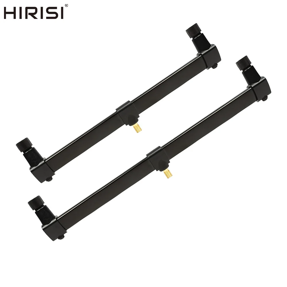 Hirisi 1/2pcs Carp Fishing Buzz Bars for 2 Rods Aluminium Fishing Rod Support Holder Fishing Accessories
