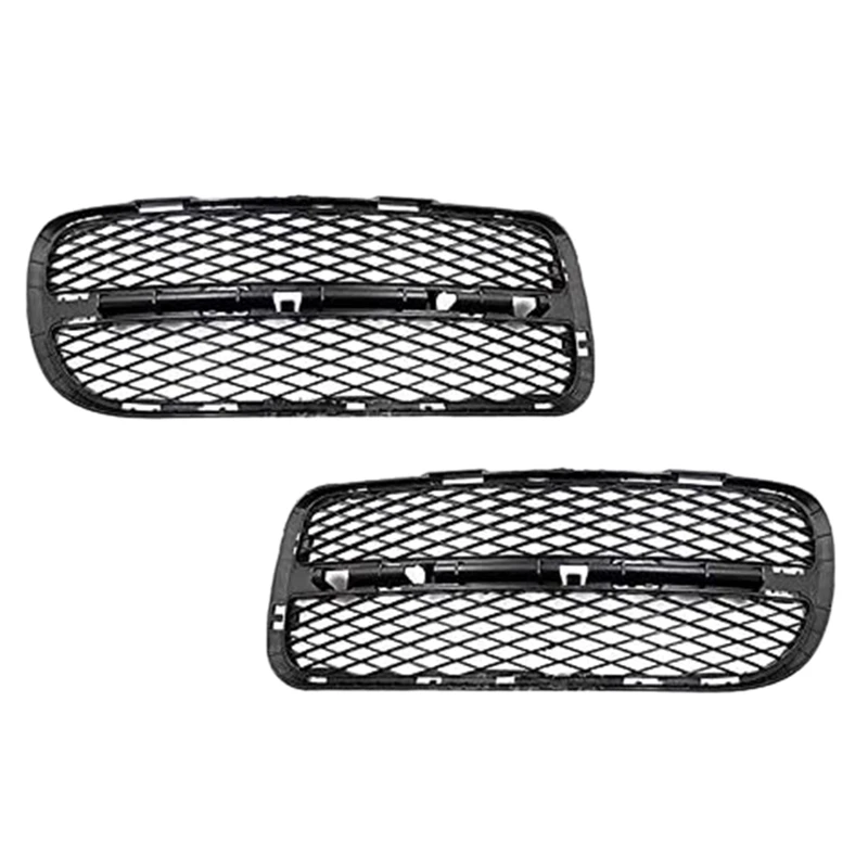 

Car Left Right Front Bumper Fog Light Cover Bumper Lower Grille For - Touareg 2003-2006 7L6853665A 7L6853666A