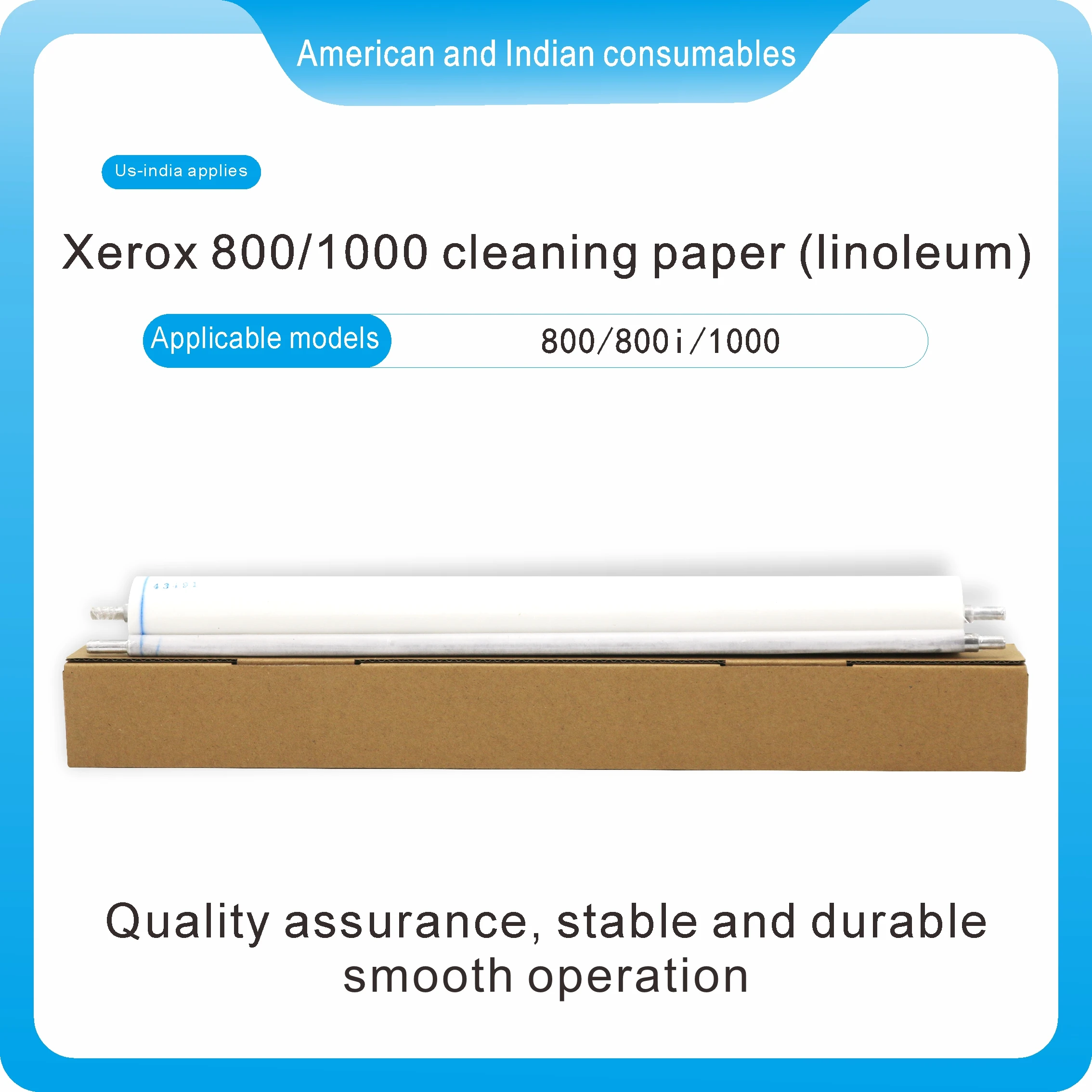 

XER-V800 Xerox 800/1000 Cleaning Paper (Linoleum quality Assurance, Stabl And Durable smooth Operation