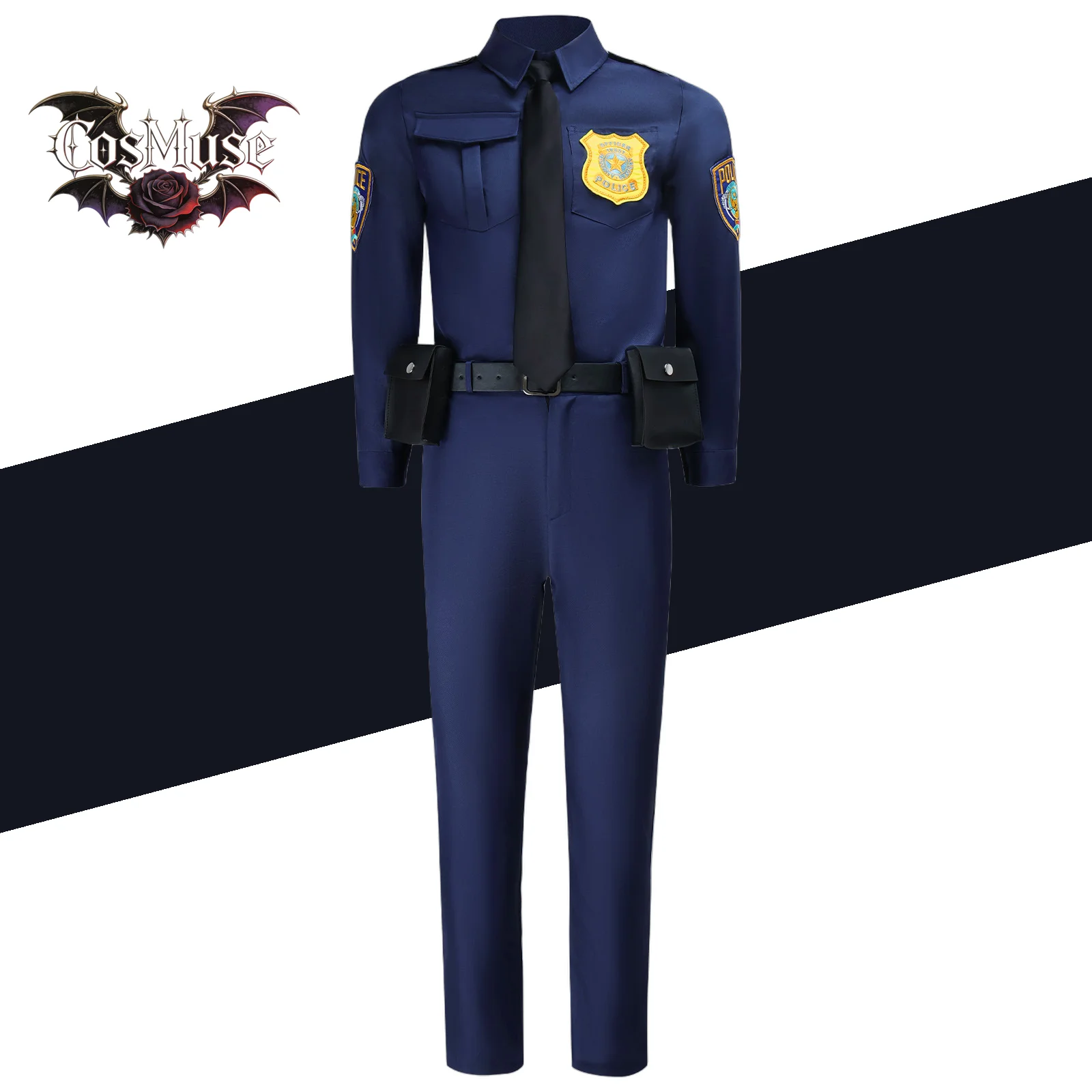 

Zootopia Judy Hopps Nick Wilde Cosplay - Officer Outfit Stage Performance Halloween Costume