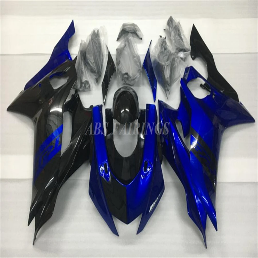 New ABS Motorcycle Fairings Kit Fit For YAMAHA YZF -R6 2017 2018 2019 2020 2021 2022 17 18 19 20 21 22 Bodywork Set Black Blue