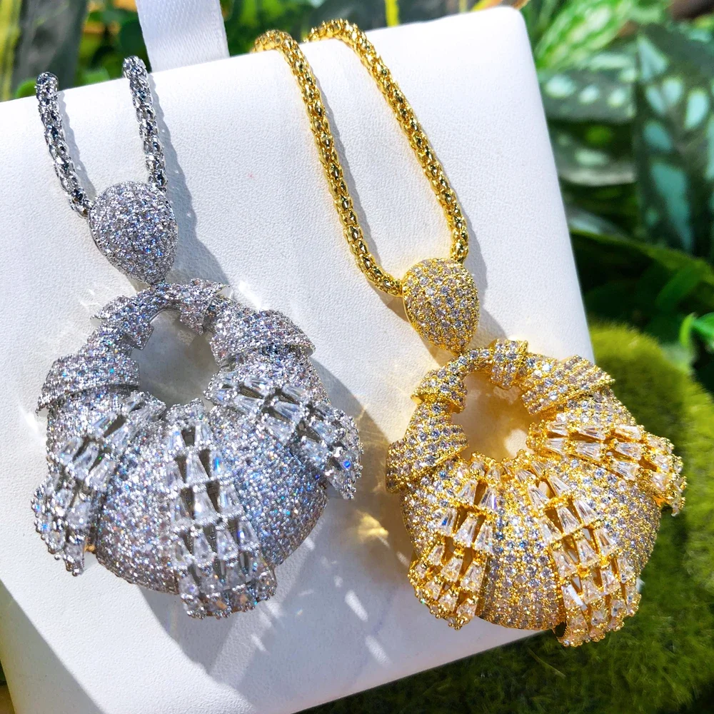 

Kellybola Роскошный Helicoid кулон ожерелье серьги-капли комплект ювелирных изделий супер благородный блестящий CZ свадебная вечеринка аксессуары для шоу