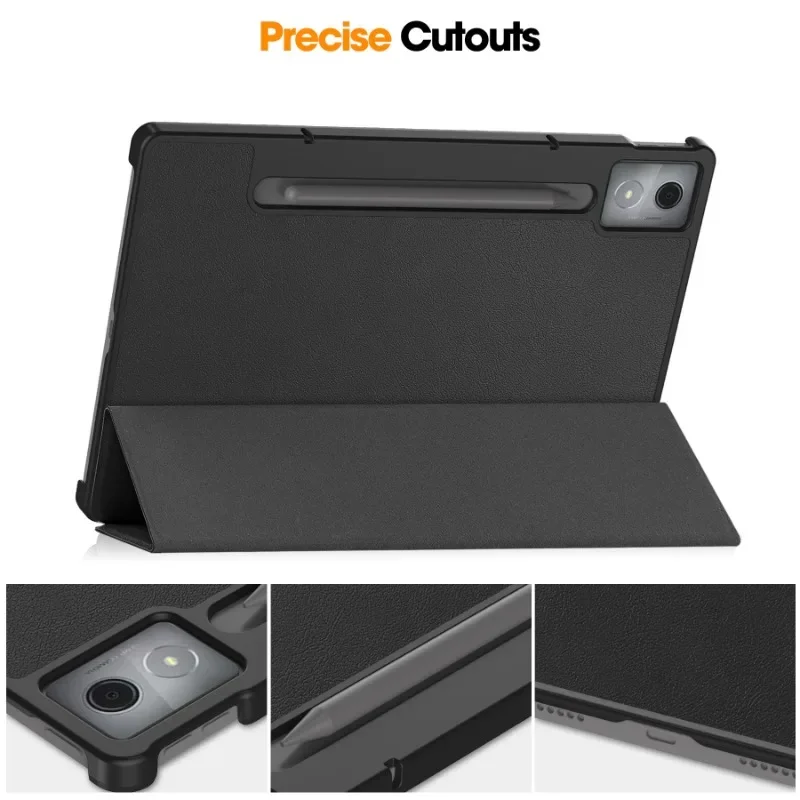 

For Lenovo Xiaoxin Pad Pro 12.7 inch 2025 TB-375FU Flip Stand With Auto Sleep Case For P12 12.7 2023 TB-371FU Tablet Cover