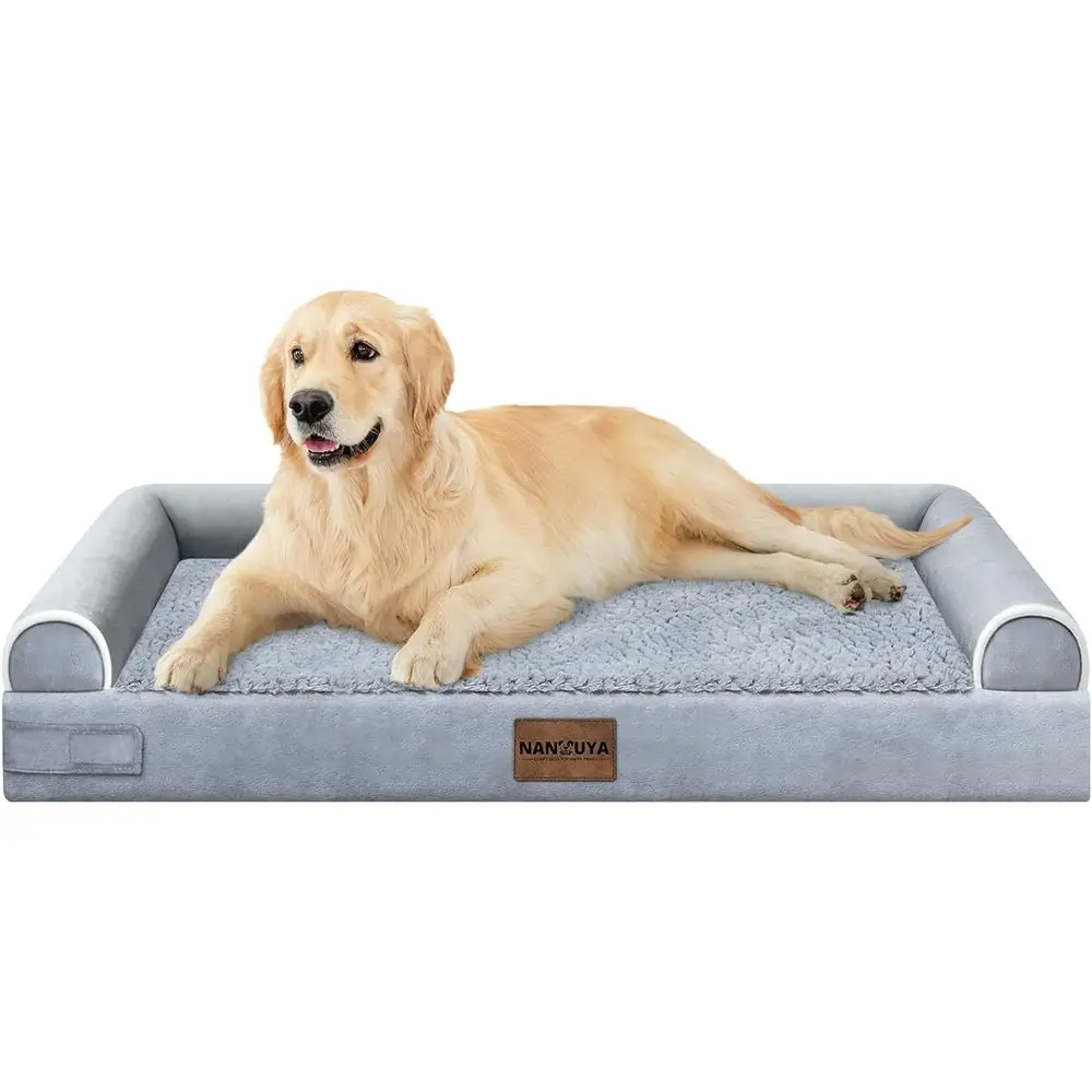 

Orthopedic Washable XL Dog Bed with Memory Foam and Removable Cover