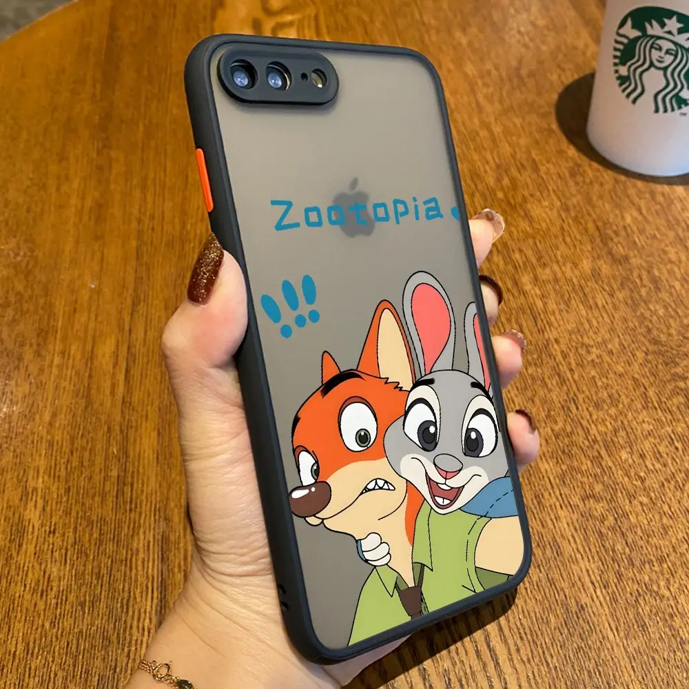 Disney Nick Judy Matte Translucent Case For iPhone 17E 17 16 16E 15 14 13 12 11 Pro Max 17 Air 7 8 Plus XR XS Shockproof Cover view 4