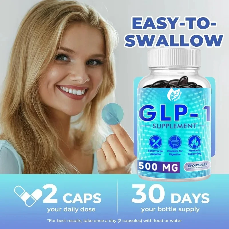 

Натуральная добавка GLP-1, 60 капсул, поддерживающая здоровье Gut, пищеварительная энергия и общий колодец