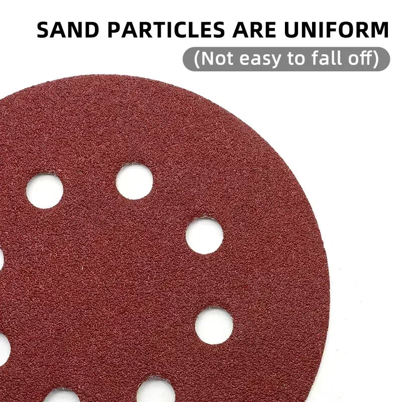 

Hook and Loop Sanding Discs for Orbital Sander 5 Inch 8 Hole - 60-2000 Grits