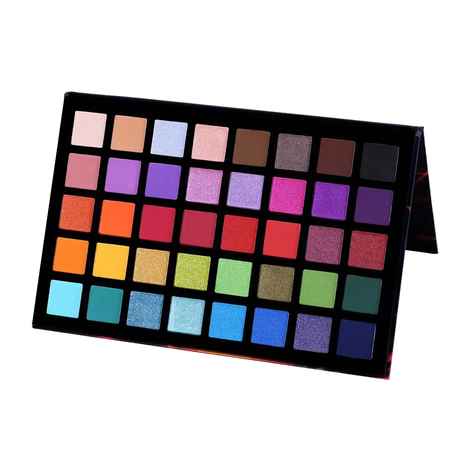 Paleta de maquillaje de ojos 40 colores altamente pigmentados mezclables textura suave exótico brillo desnudo sombra de ojos maquillaje para principiantes de maquillaje
