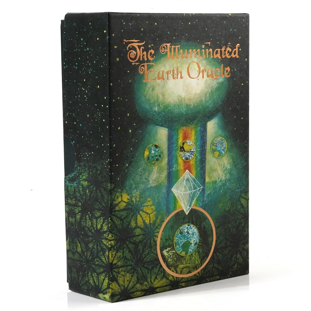 Illuminated Earth Oracle Card Deck Tarot Divination 63-Card Oracle Deck Inspired By The Beauty And Mystery Of The Natural World