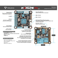 HolyBro Kakute F4 V2.4 Stacks MPU6000 F4 Flight Controller Tekko32 F4 50A /60A/ 65A 4in1 ESC Atlatl HV V2 VTX for FPV Drones