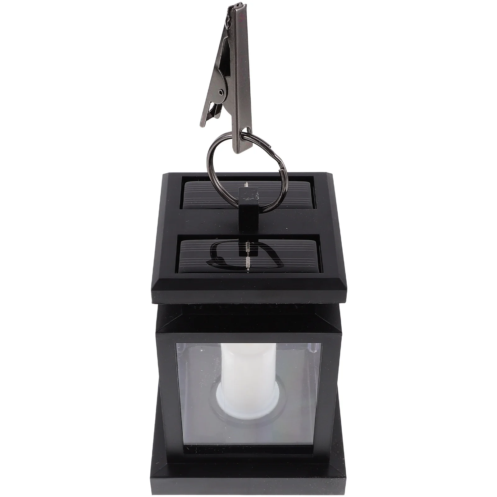 

Outdoor Solar Flickering Flames Lamp Vintage Metal ABS Pillar Lamp Solar Light for Garden Patio Yard Pathway Courtyard Decor