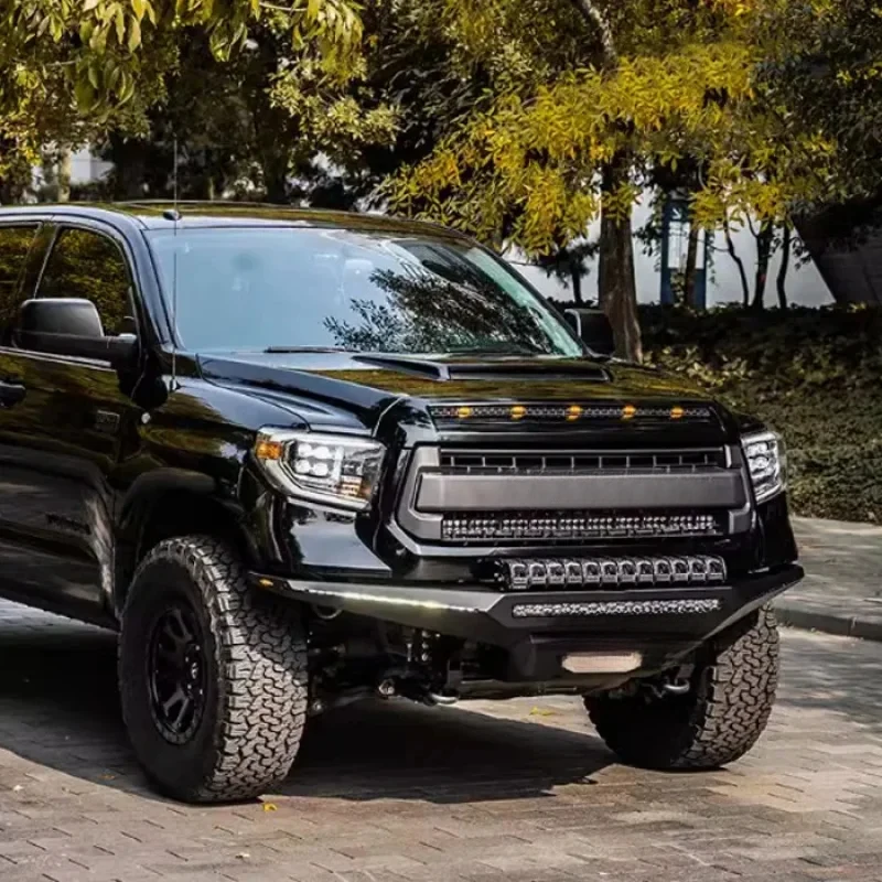 High Quality 4X4 Offroad Black Steel Front Bull Bar Bumper Exterior Accessories For Pickup Truck view 6