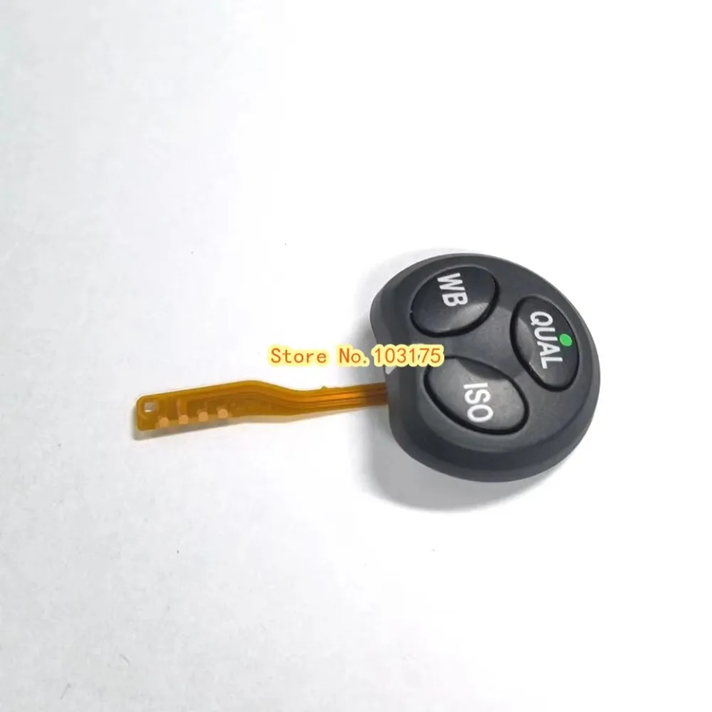 جديد استبدال مفتاح زر QUAL WB ISO لليسار لجزء كاميرا نيكون D300 D300S D700