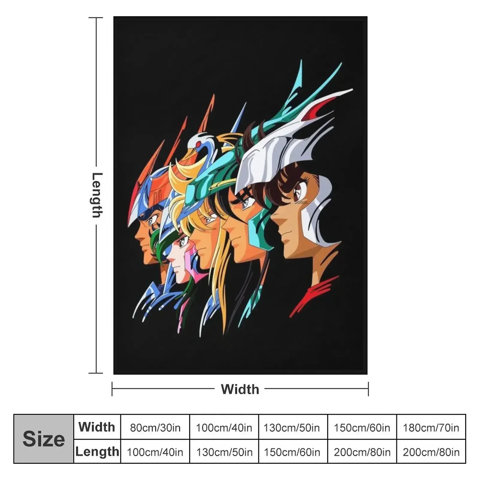 Caballeros del zodiaco - Bronze saints #3 Throw Blanket couch cozy soft plush fuzzy picnic outdoor blanket